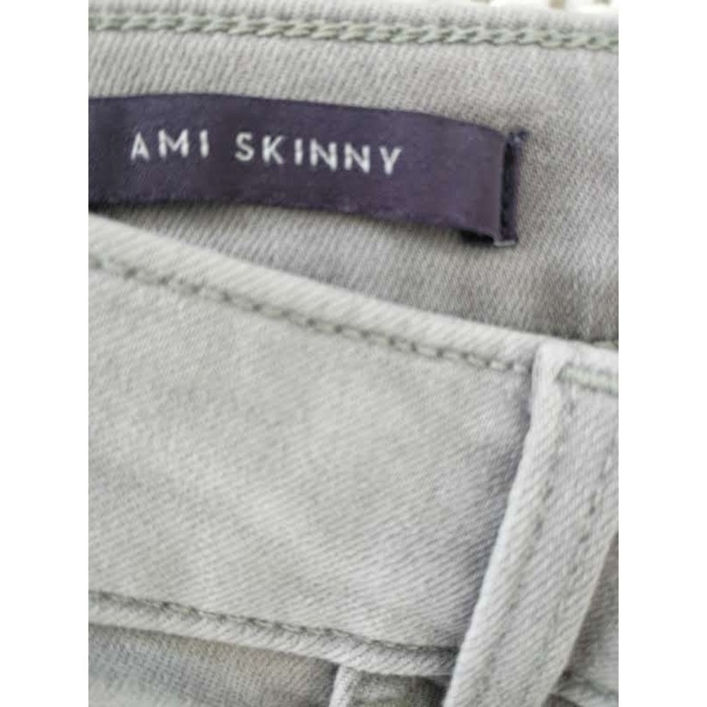 NYDJ Ami Lift Tuck Tech Skinny Jeans Grey Raw Hem Ankle Slit 28x29 Casual‎ Chic - Picture 5 of 9